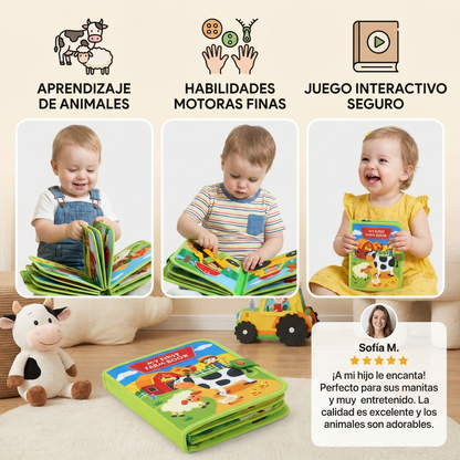 Libro educativo de cuentos de granja para niños pequeños