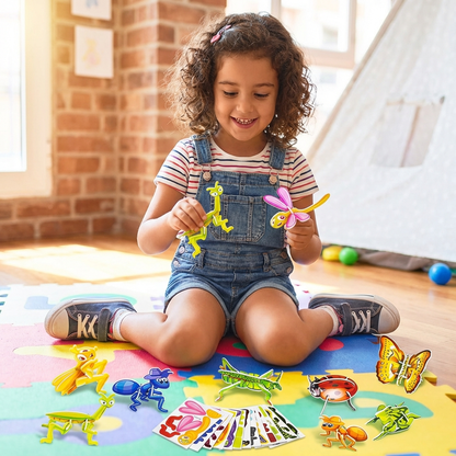 Set de rompecabezas 3D de dibujos animados para niños