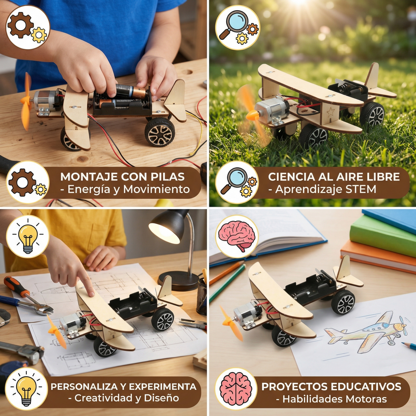 Juguete de construcción científica creativo – ¡La ciencia que divierte!
