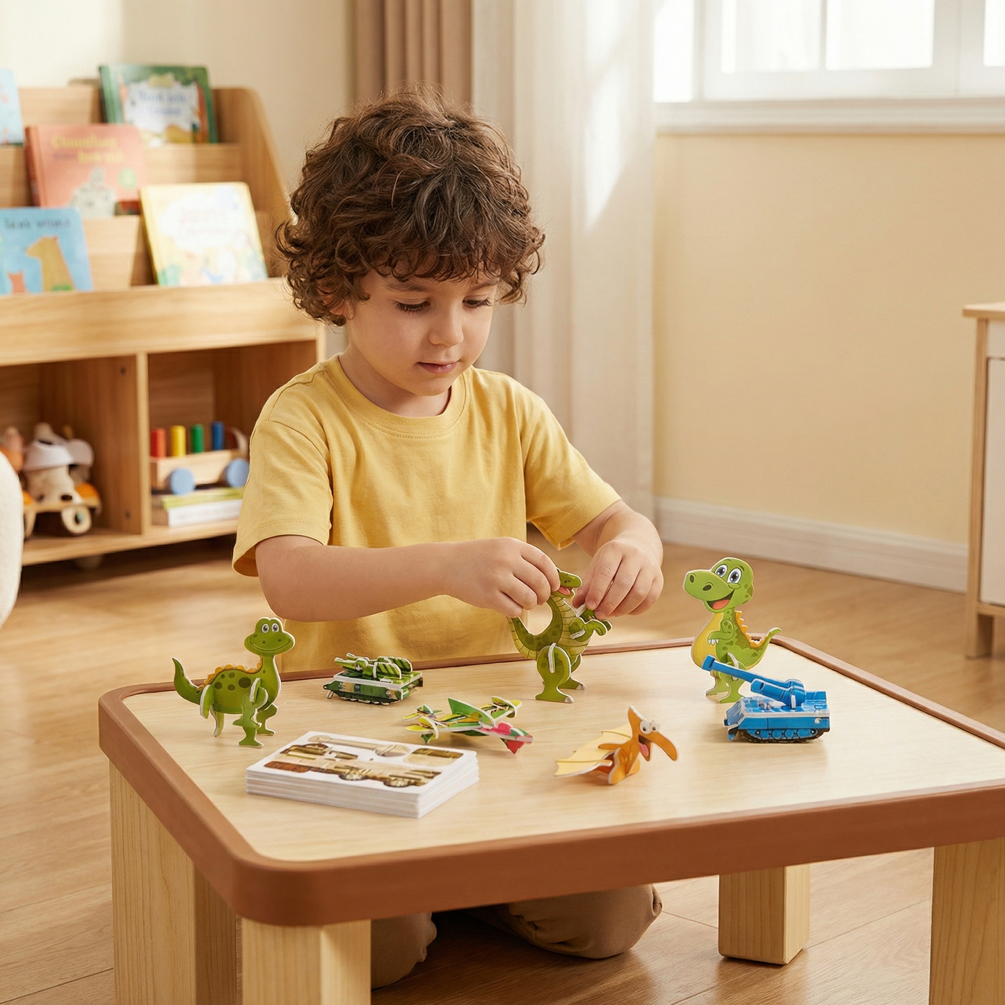 Set de rompecabezas 3D de dibujos animados para niños